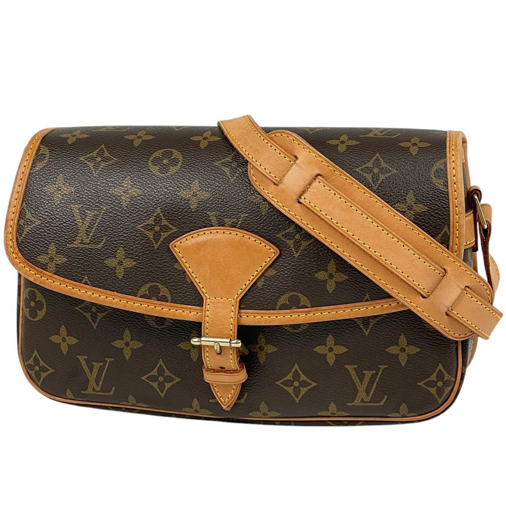 Louis Vuitton Sologne Crossbody Shoulder Bag Monogram Brown